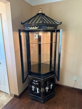 Large Black Lacquer Oriental