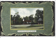 2nd Printed postcard of the Ickenham pump and church  London in good condition