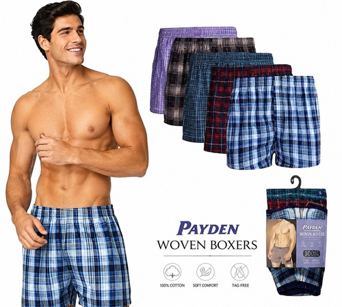Men woven boxer - woven, shorts