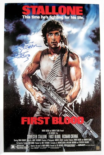 Sylvester stallone autographed - stallone,