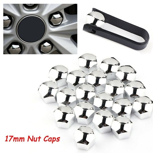 20pcs 17mm chrome car hub - 17mm,