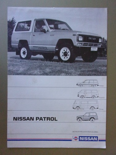 Nissan patrol orig 1980s dutch - orig,