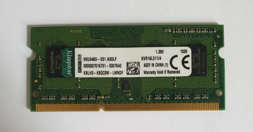 Kingston 1x4gb 4gb - kingston,
