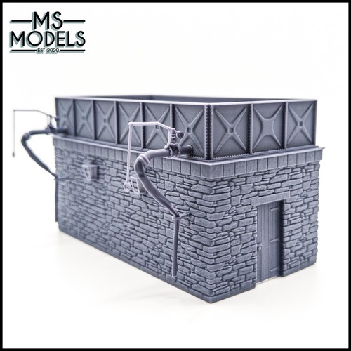 Narrow gauge water tower large - narrow,