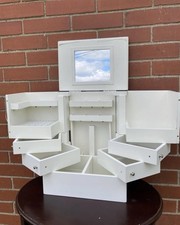 Lori Greiner Makeup Jewelry Organizer Box Clever & Unique Creations 4 Tier