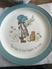 Holly Hobbie plate 1978