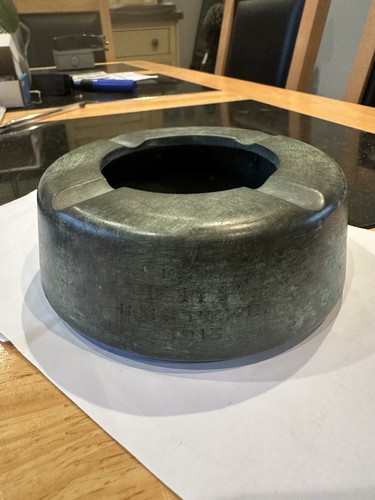 Antique ashtray from - ashtray, hms
