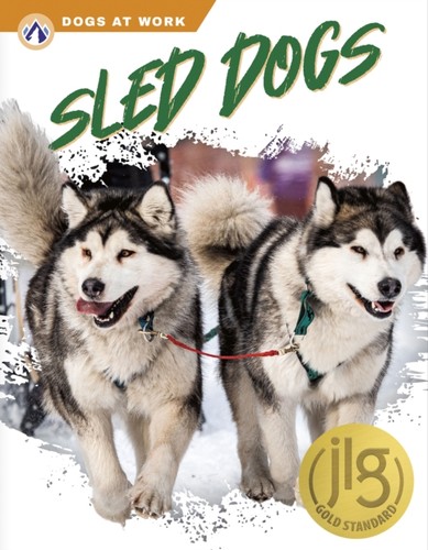 Sled dogs - sled,