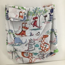 Tesco Single Duvet Set Dinosaur Pattern 52% Polyester 48% Cotton
