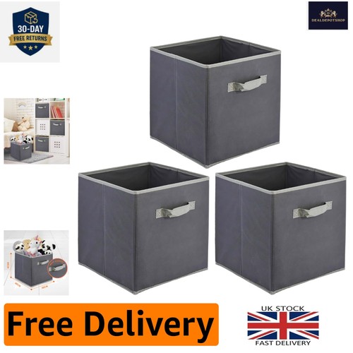 Stylish grey fabric storage - grey,