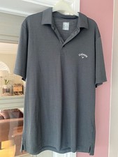 Men’s CALLAWAY grey  golf polo shirt large