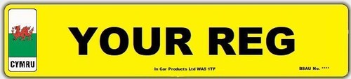 Yellow welsh standard mot - yellow,