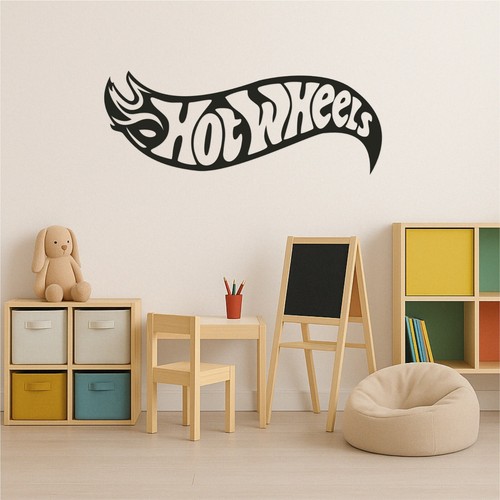 Hot wheels inspired decal - hot, |
