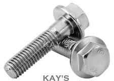 M10 M12 M16 FLANGED HEXAGON BOLTS HIGH TENSILE 8.8 ZINC PLATED FLANGE HEX SCREWS