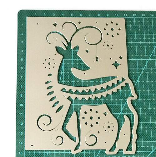 Christmas deer border frame - christmas,