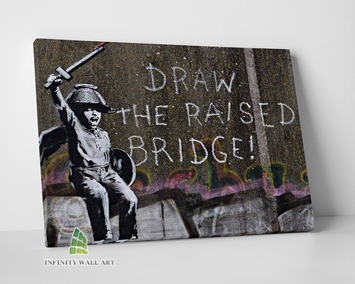 Banksy draw the - draw, bridge