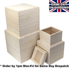 Wooden cube square box with - cube,