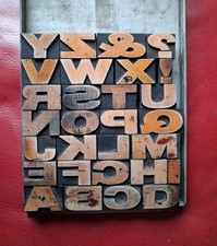 Wooden Letterpress Printers