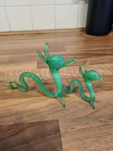 Murano glass sea monster - glass,