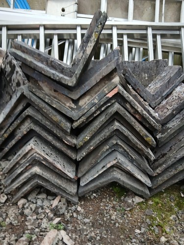 Reclaimed ridge tiles - reclaimed, slate