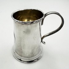 18TH CENTURY CHRISTENING MUG OLD SHEFFIELD PLATE GEORGE III