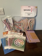 Selection Of Quilling Items, Papers Patterns and Books