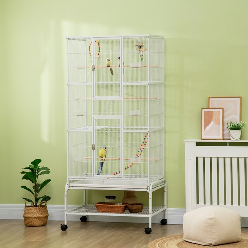 Pawhut tier bird cage - bird,