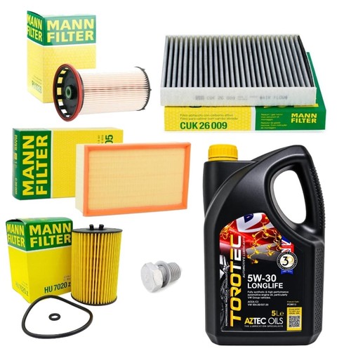 5w30 oil full mann - full, filter