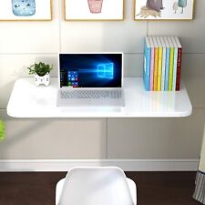 aleawol Wall Mounted Table Folding Floating Laptop Desk Fold-Down Work Table
