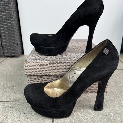 Red dead paloma black - red, suede