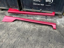 2005 HONDA CIVIC TYPE R EP3 SIDE SKIRTS LEFT & RIGHT IN RED