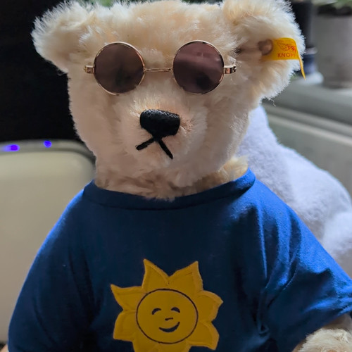 Steiff plush teddy bear - bear, blue