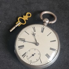 Antique solid silver gents - antique,