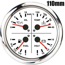 110mm White 4 IN 1 Fuel Level
