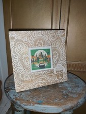 SMALL INDIAN HANDMADE MANGO WOOD PHOTO FRAME - BUDDHA