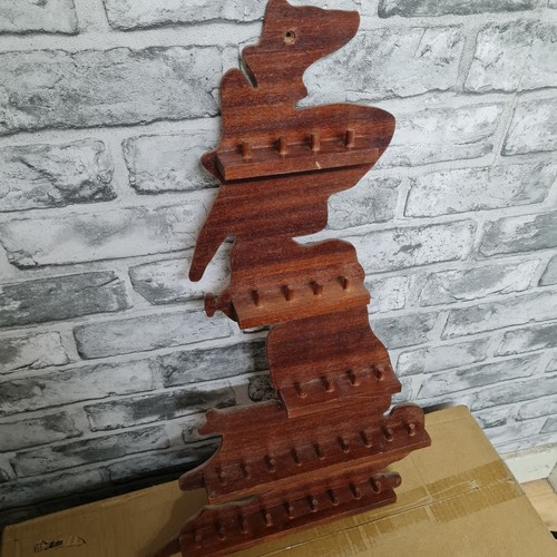 Vintage wooden display case - display,