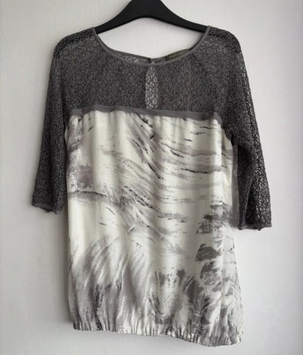 Mint velvet top - mint, grey