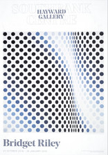 BRIDGET RILEY original poster 2019 Hayward Gallery