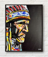 Striking Native American In