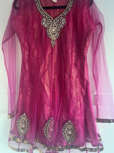 Asian clothes anarkali pink - clothes,, anarkali,