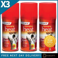 3 x DEEP HEAT SPRAY 125MLMASSAGING INSTANT MUSCLE SPORTS INJURY BACK PAIN RELIEF