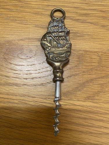 Antique corkscrew brass - antique,
