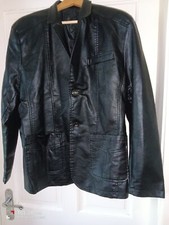 Leather jackets mens small, one tan, one black. Brand new, unworn. 