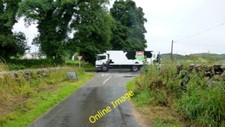 Photo 6x4 Buittle crossroads Dalbeattie A lorry dressed up as a dairy cow c2013