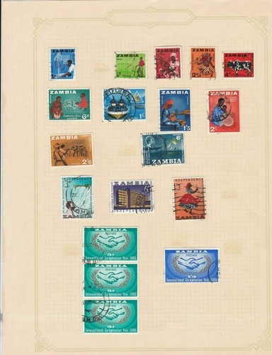Zambia stamps sheet ref - sheet, 17763