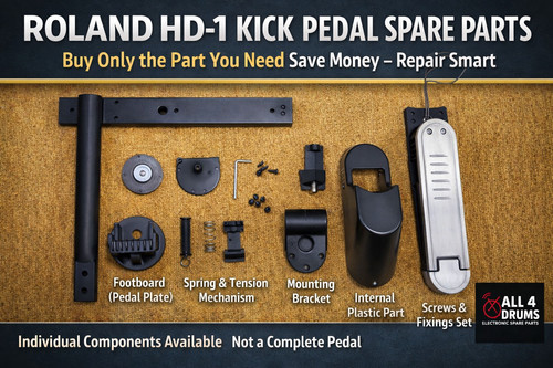 Roland kick pedal parts - roland,