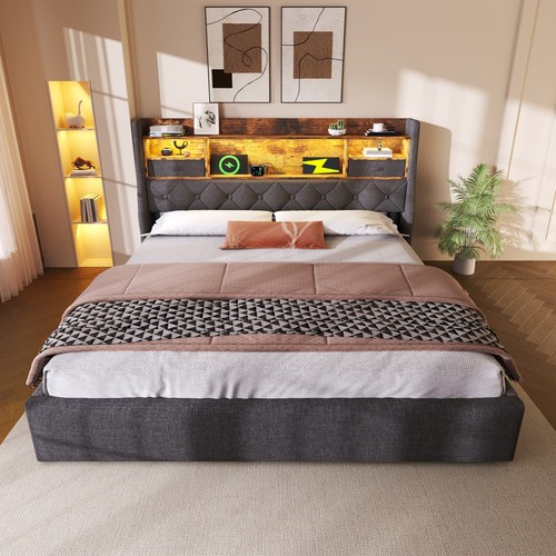 Upholstered bed frame 6ft - frame,