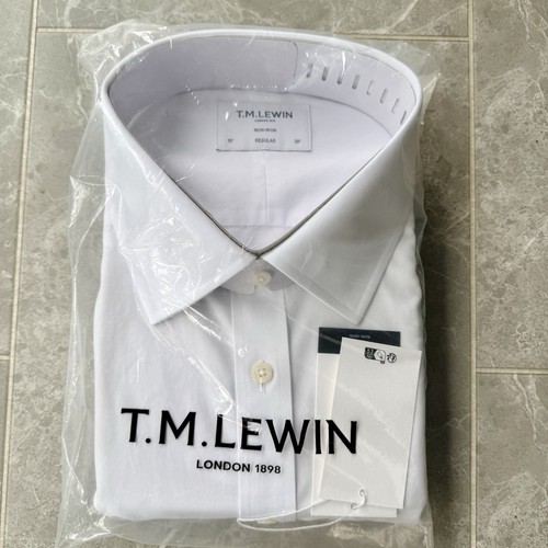 Lewin white double cuff - tm,