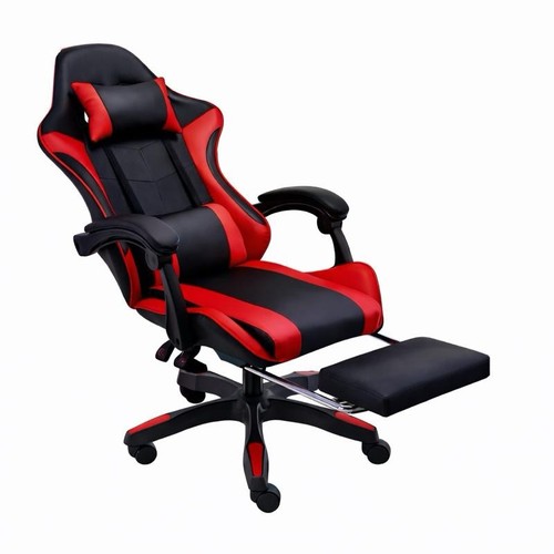 Red gaming chair recliner - gaming,