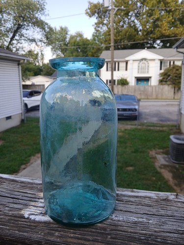 Dillon glass quart fruit jar - fruit,